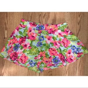 Charlotte Russe tropical neon shorts